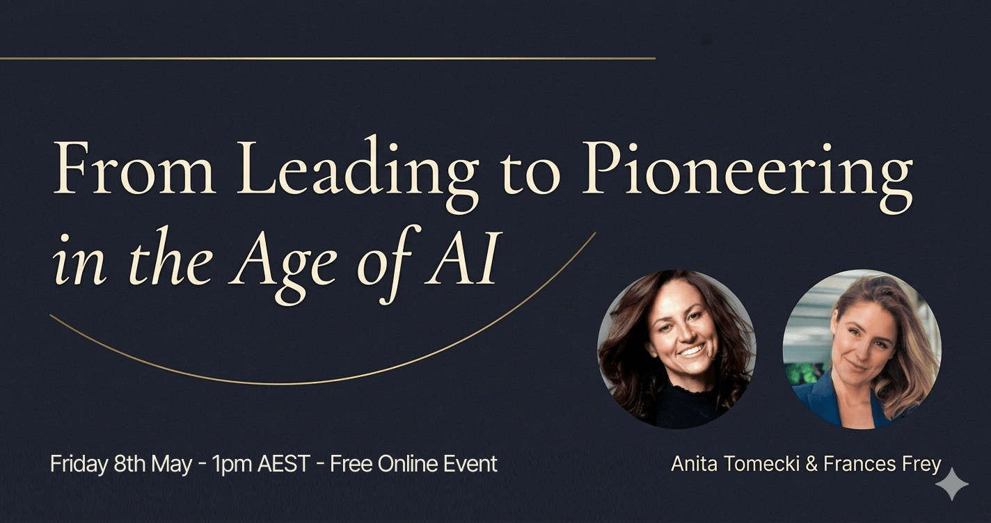 From Leading to Pioneering in the Age of AI